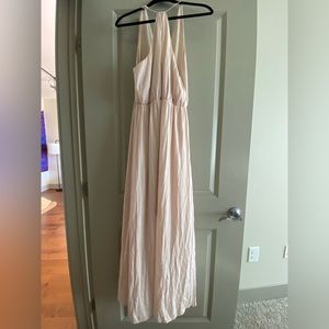 Light pink maxi dress